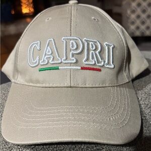 Beige Capri Baseball Cap
